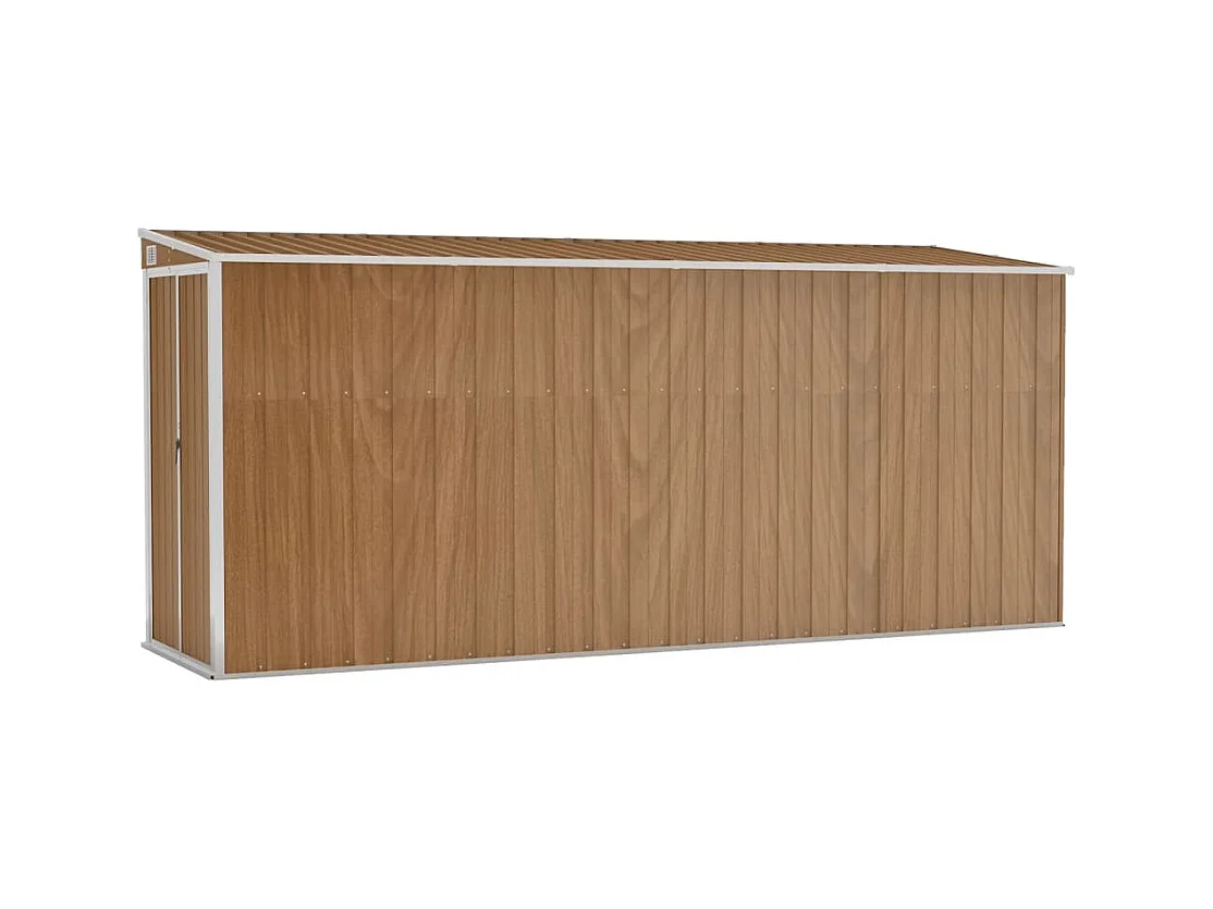 Abri de jardin cabane marron 118 x 382 x 178 cm 02_0022337