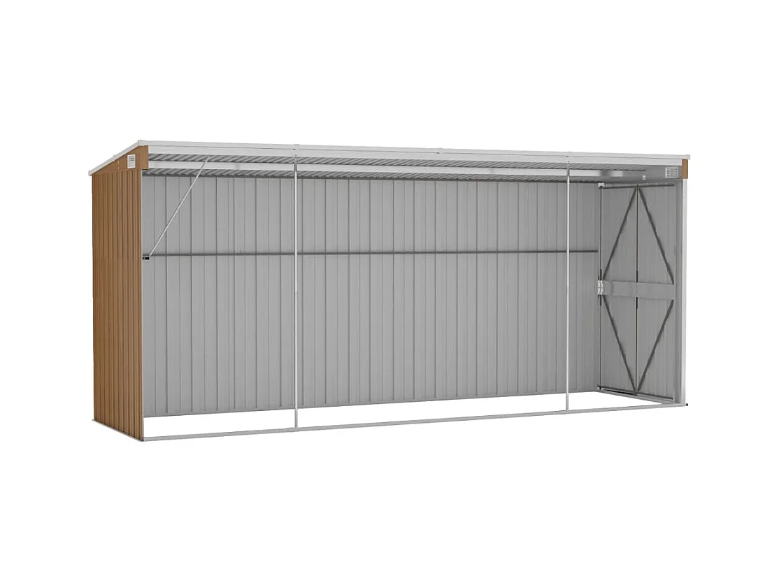 Abri de jardin cabane marron 118 x 382 x 178 cm 02_0022337