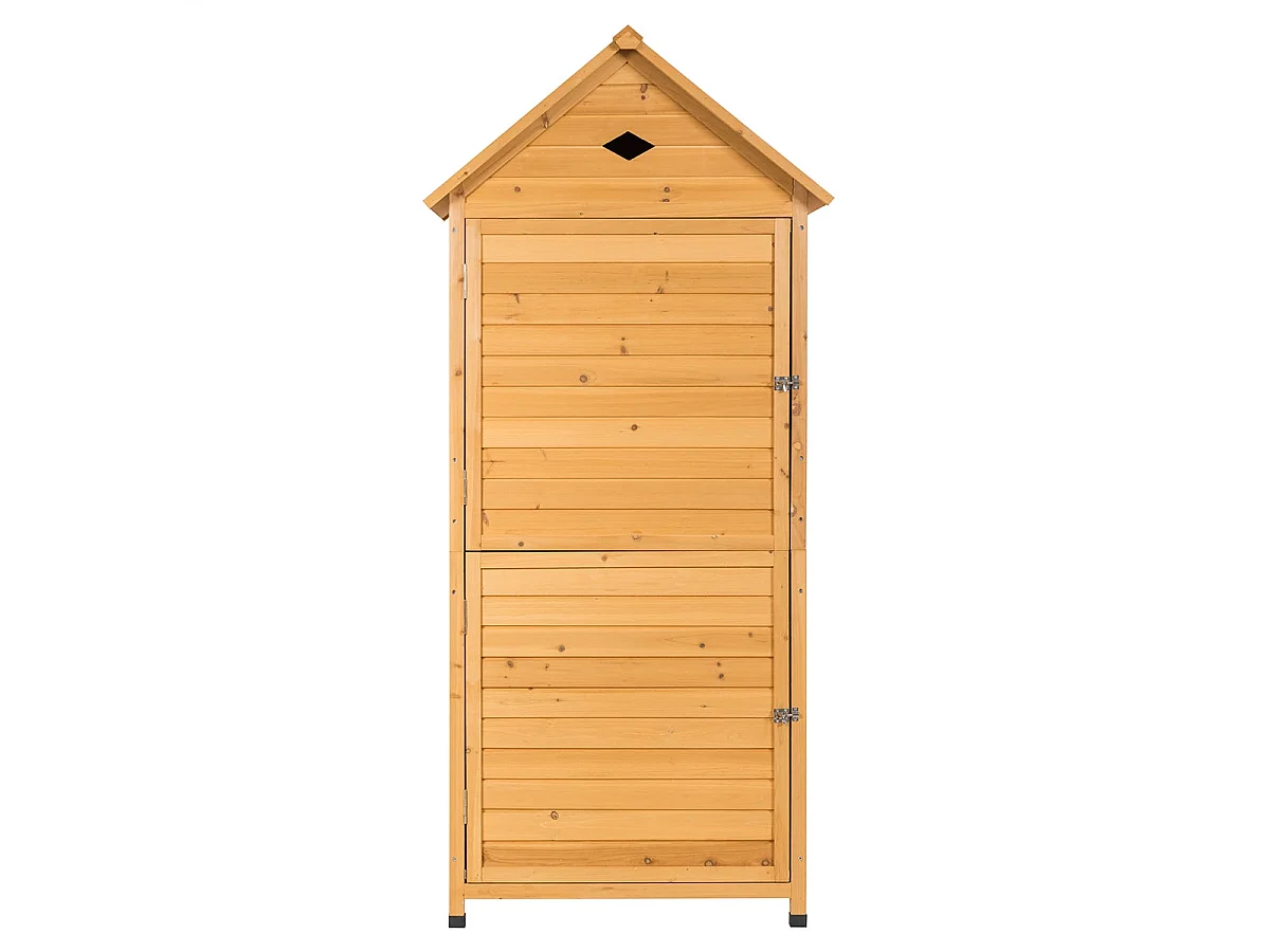 Abri de jardin extérieur bois marron 80 x 35 x 177 cm 20_0005485