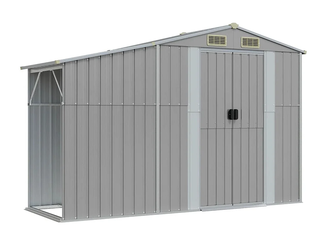Abri de jardin cabane grise 277 x 192.5 x 179 cm 02_0022236
