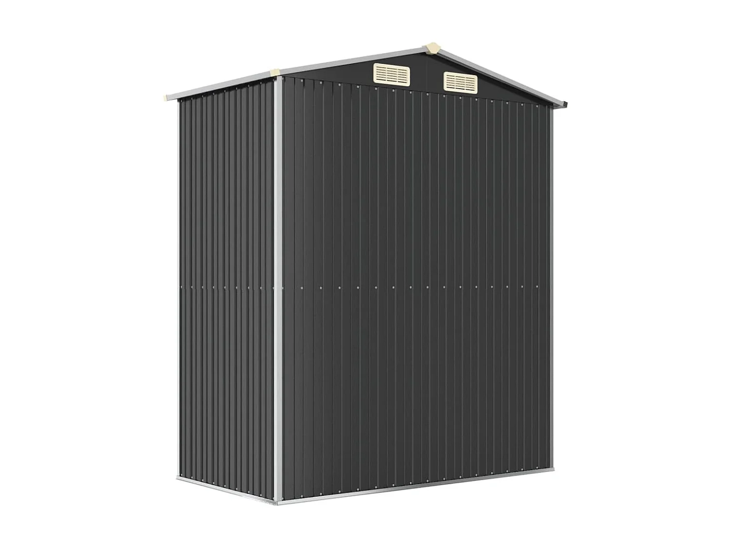 Casetta da giardino casetta ripostiglio casetta da esterno casetta per attrezzi robusta 192 x 108 x 223 cm acciaio zincato antracite 02_0022194