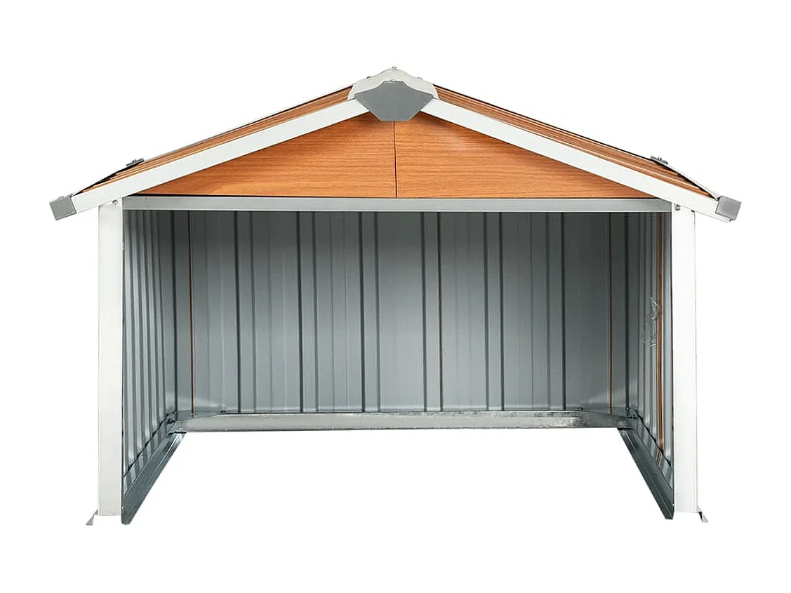 Refugio para robot de jardín 92 x 97 x 63 cm acero galvanizado marrón 02_0022393