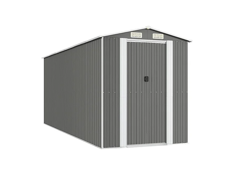 Abri de jardin cabane grise 192 x 523 x 223 cm 02_0022259