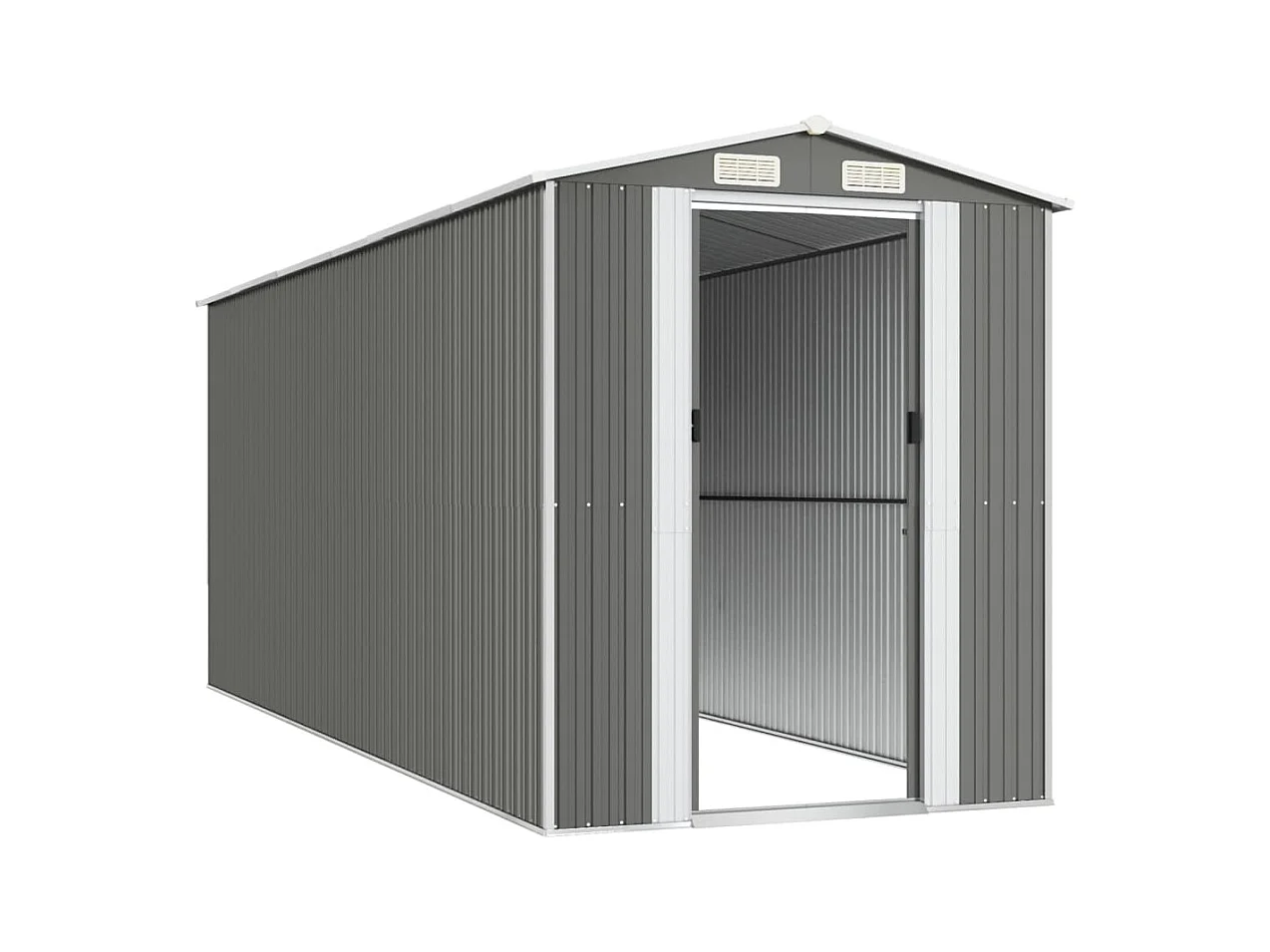 Abri de jardin cabane grise 192 x 523 x 223 cm 02_0022259