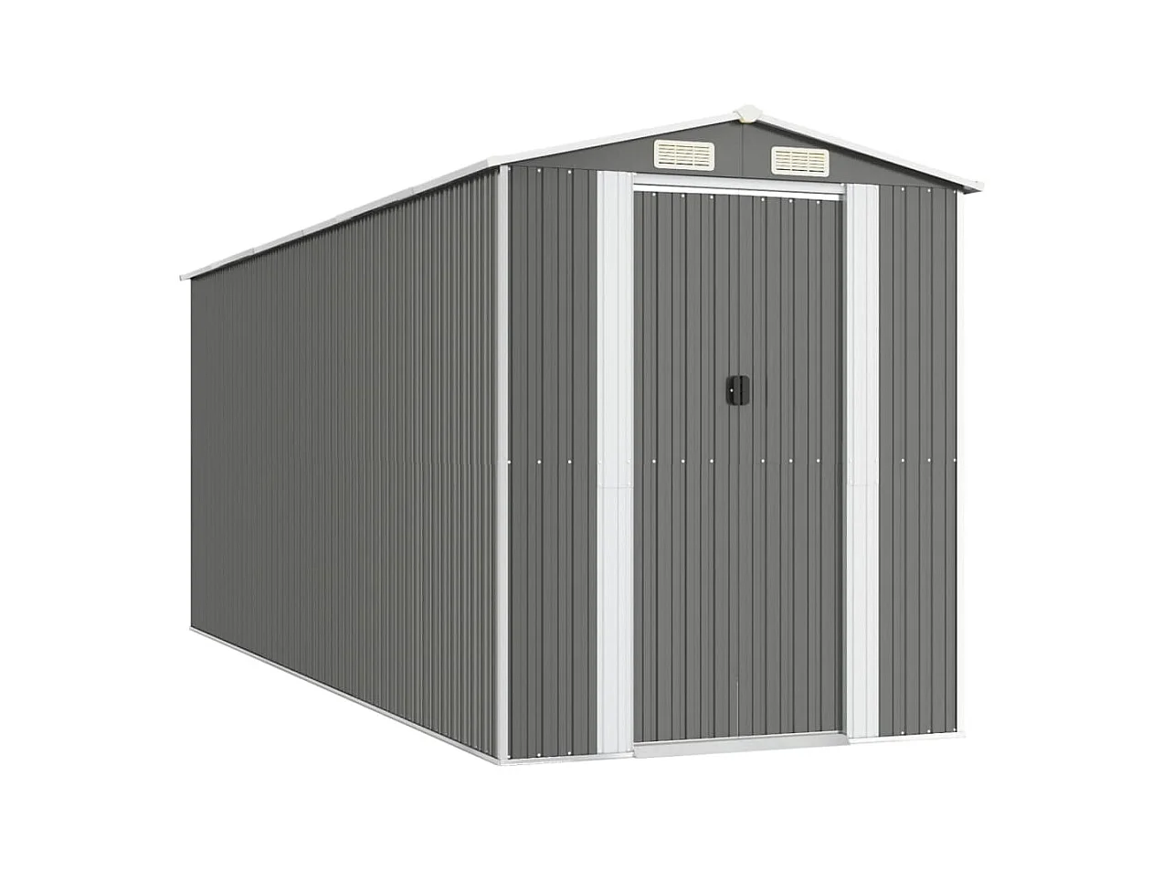 Abri de jardin cabane grise 192 x 523 x 223 cm 02_0022259