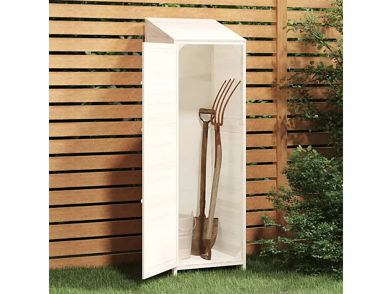 Caseta de jardín 55 x 52 x 1745 cm madera maciza de abeto blanco 02_0044053