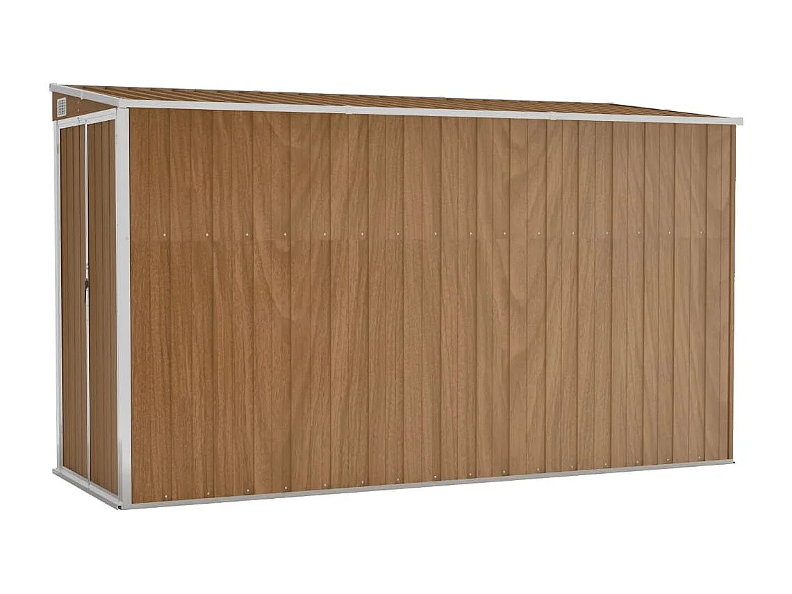 Abri de jardin cabane marron 118 x 288 x 178 cm 02_0022336