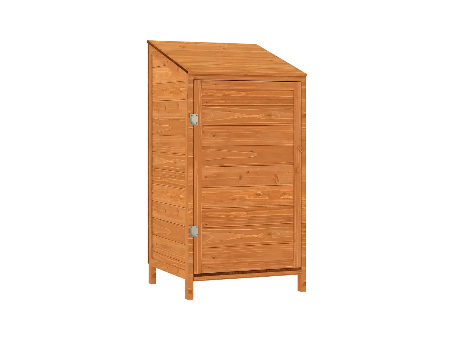 Casetta da giardino 55 x 52 x 112 cm in legno massello di abete marrone 02_0044050