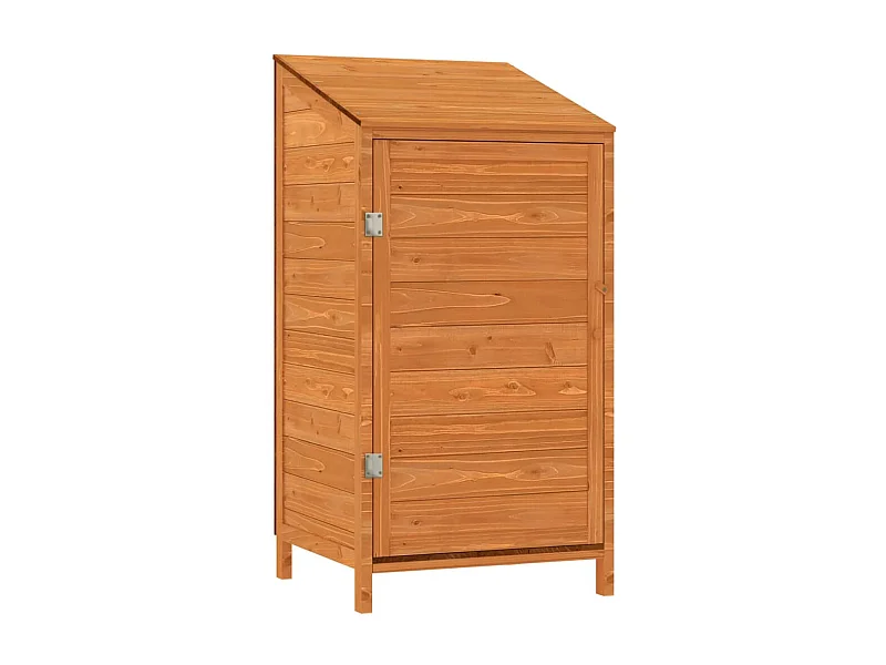 Caseta de jardín 55 x 52 x 112 cm madera maciza de abeto marrón 02_0044050