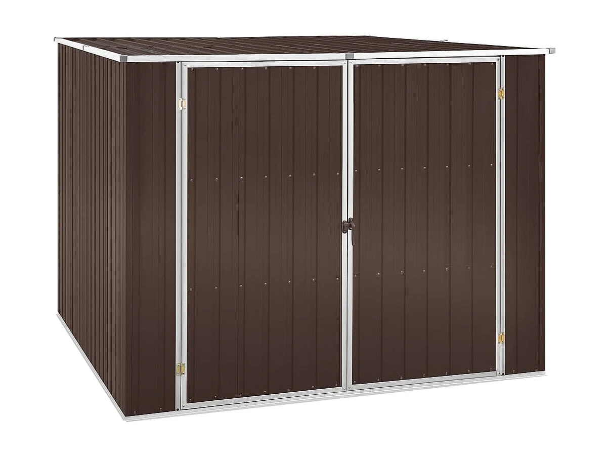 Abri de jardin cabane marron 195 x 198 x 159 cm 02_0022327