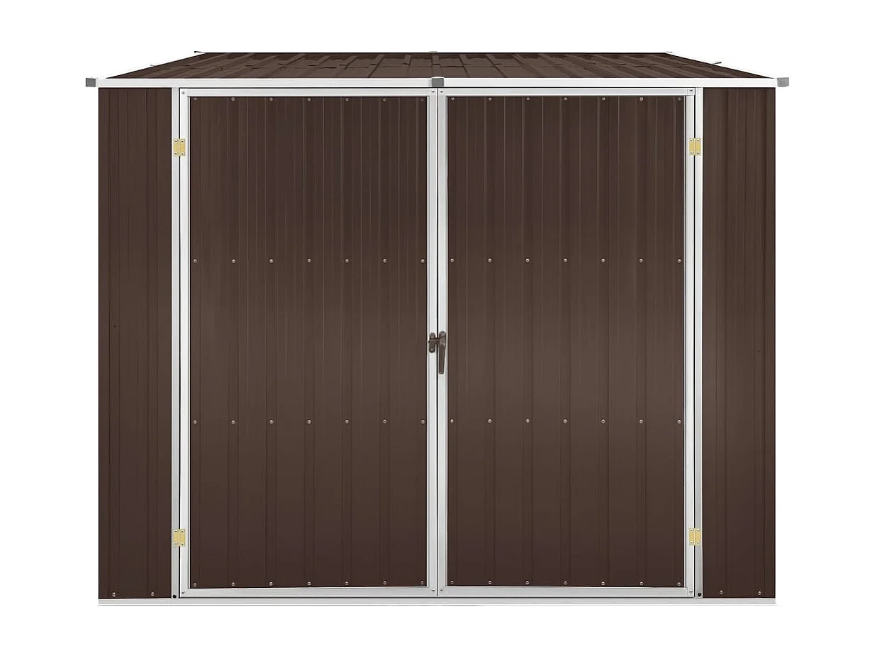 Abri de jardin cabane marron 195 x 198 x 159 cm 02_0022327