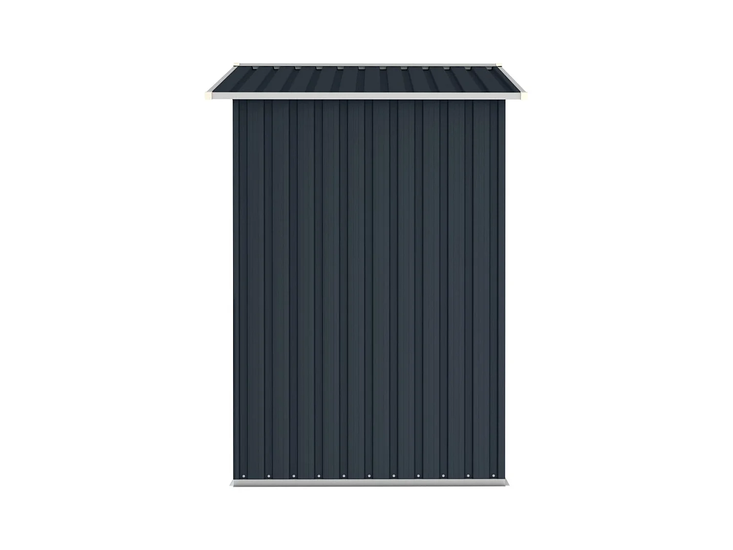 Casetta da giardino casetta per capanni casetta per ripostigli casetta per attrezzi da esterno robusta 205 x 129 x 183 cm acciaio zincato antracite 02_0022207