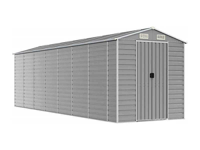 Abri de jardin cabane grise 191 x 640 x 198 cm 02_0022247