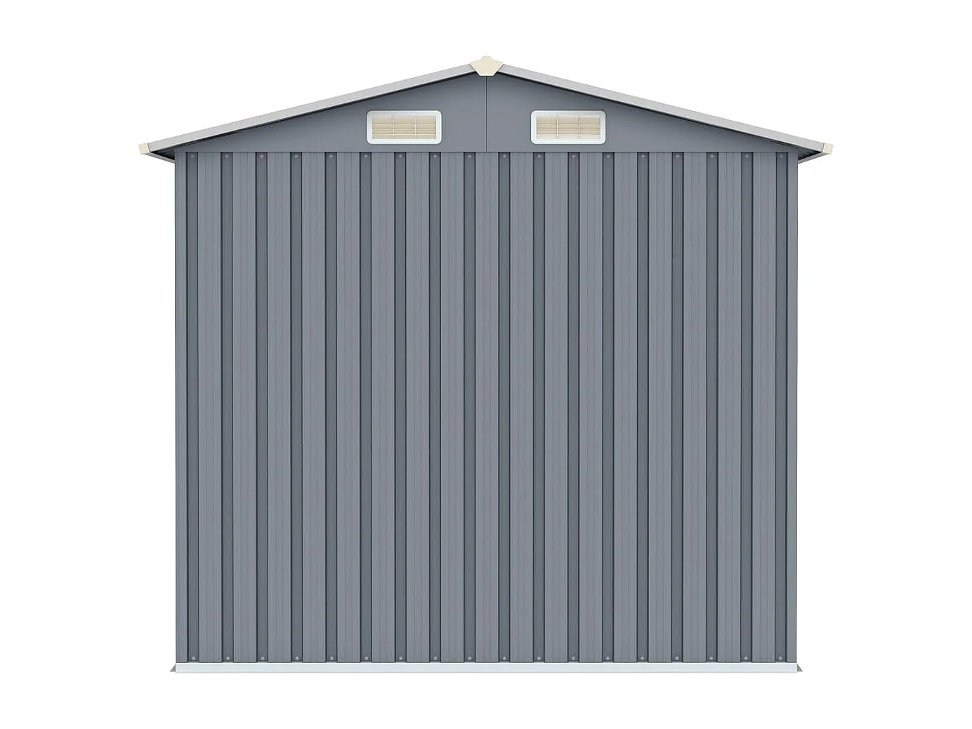 Abri de jardin cabane grise 205 x 129 x 183 cm 02_0022232