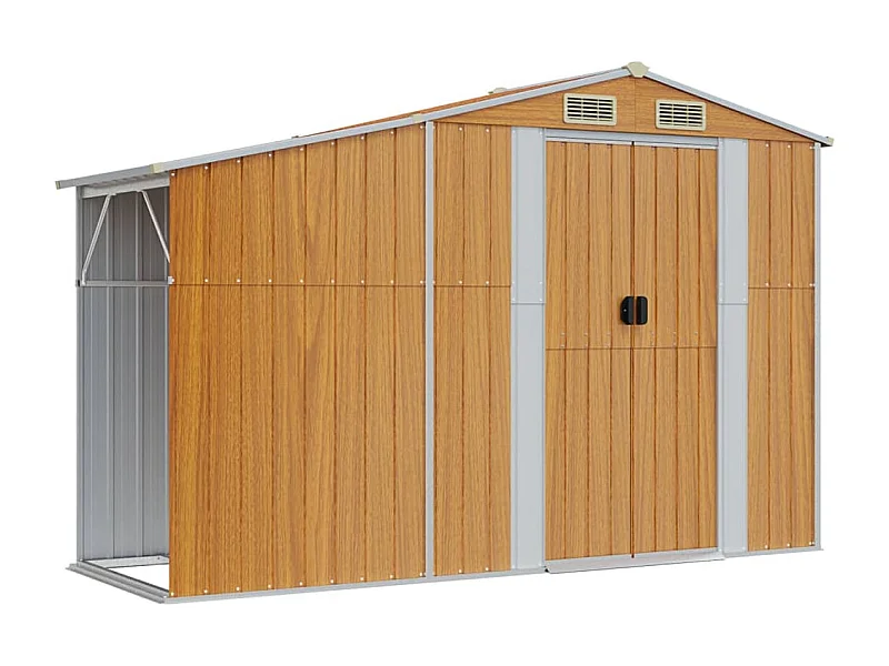 Abri de jardin cabane marron 277 x 93 x 179 cm 02_0022286