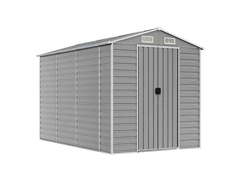 Abri de jardin cabane grise 191 x 300 x 198 cm 02_0022243