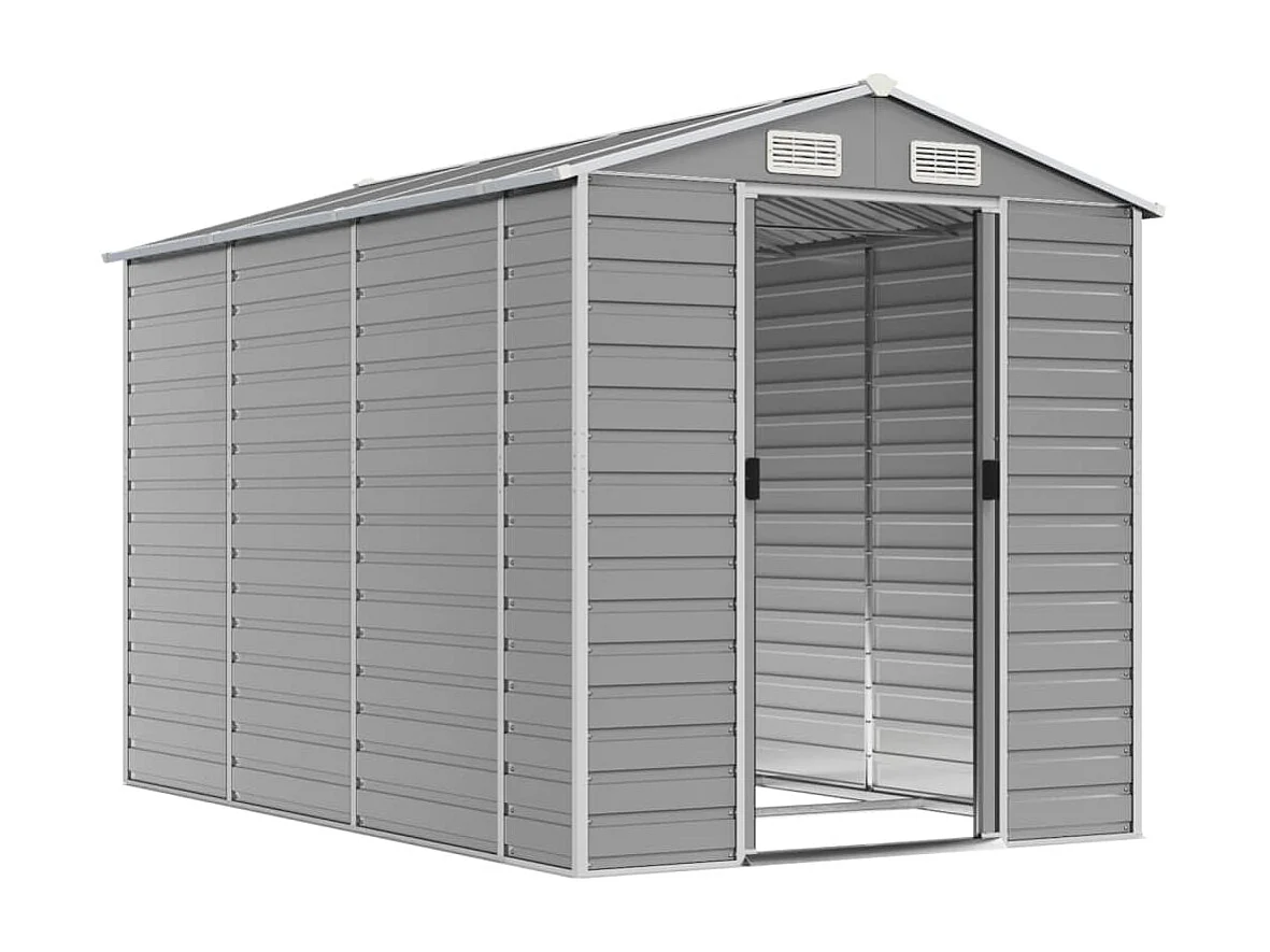 Abri de jardin cabane grise 191 x 300 x 198 cm 02_0022243