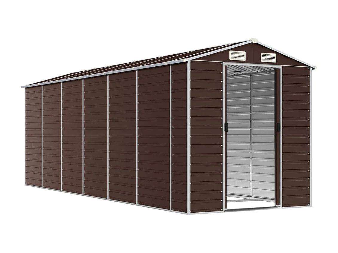 Abri de jardin cabane marron 191 x 555 x 198 cm 02_0022273