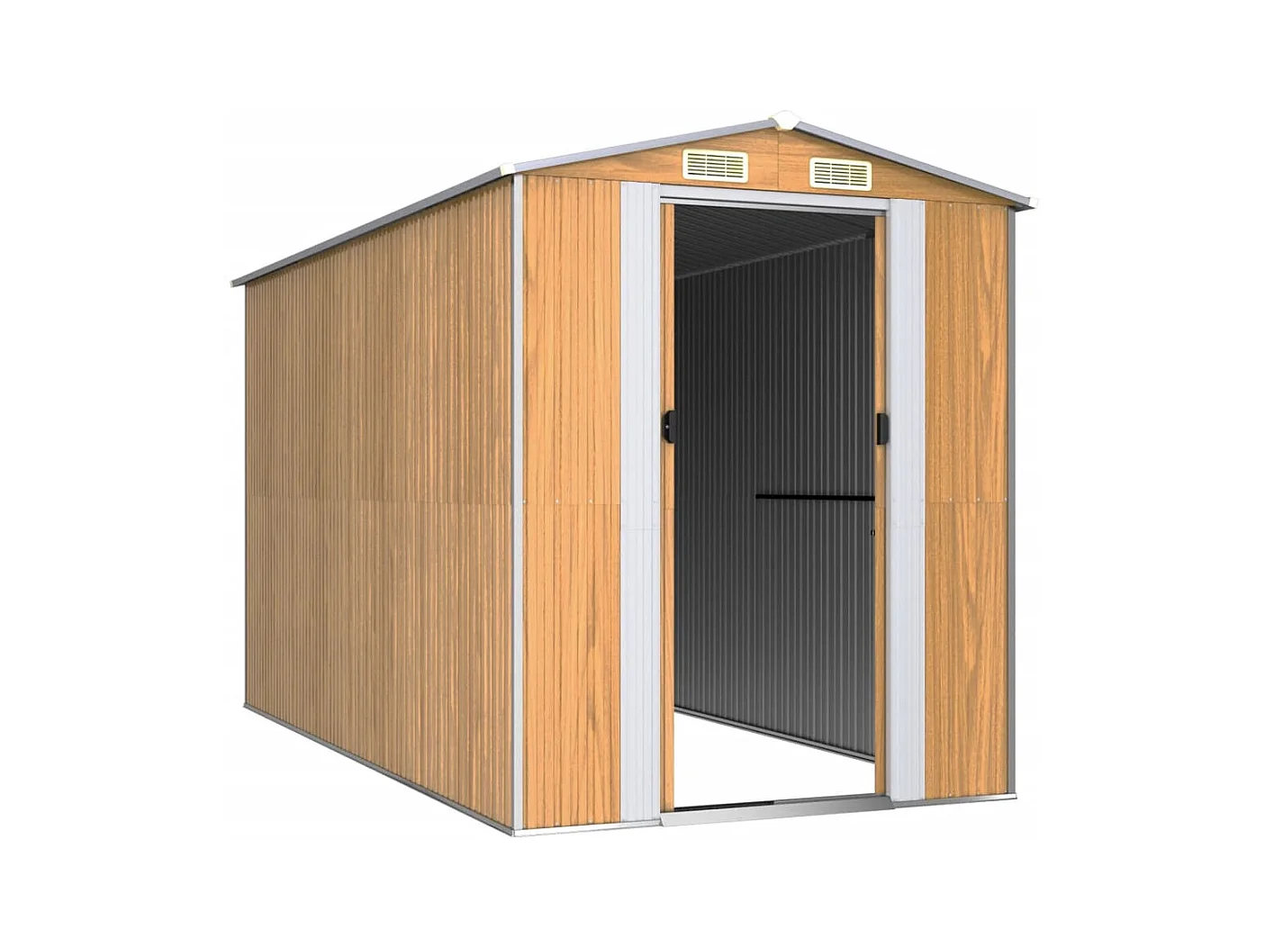 Abri de jardin cabane marron 192 x 357 x 223 cm 02_0022304