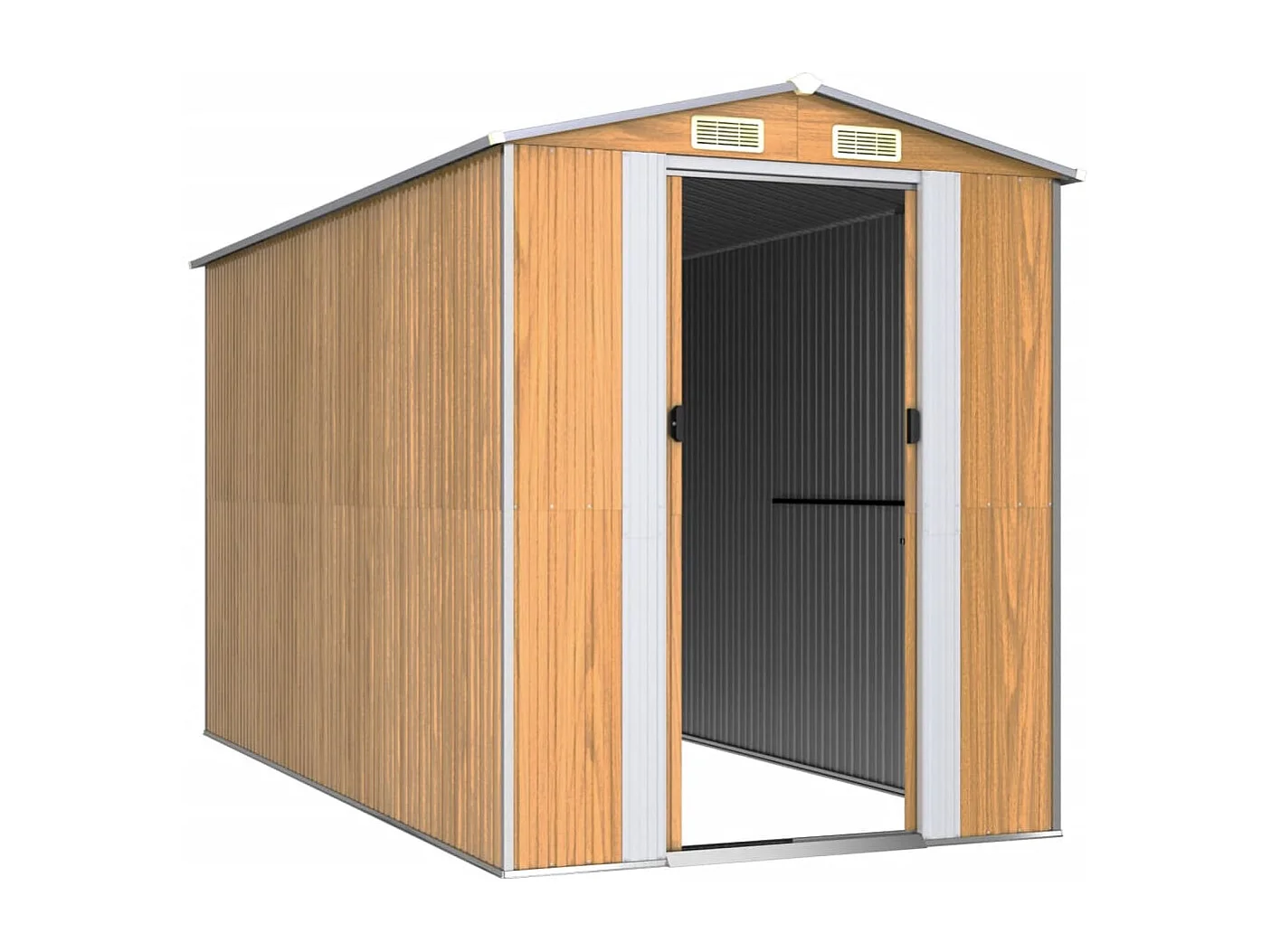 Abri de jardin cabane marron 192 x 357 x 223 cm 02_0022304