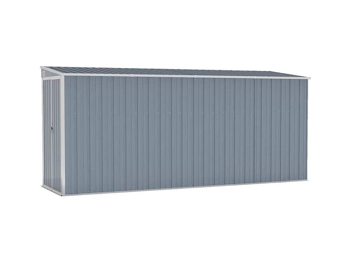 Abri de jardin cabane grise 118 x 382 x 178 cm 02_0022334