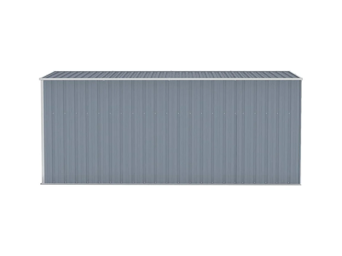 Abri de jardin cabane grise 118 x 382 x 178 cm 02_0022334