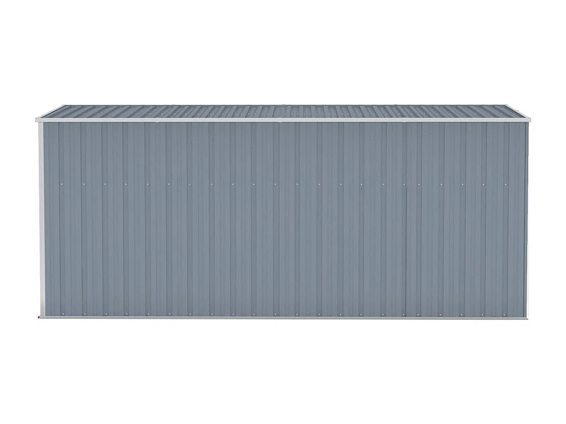 Abri de jardin cabane grise 118 x 382 x 178 cm 02_0022334