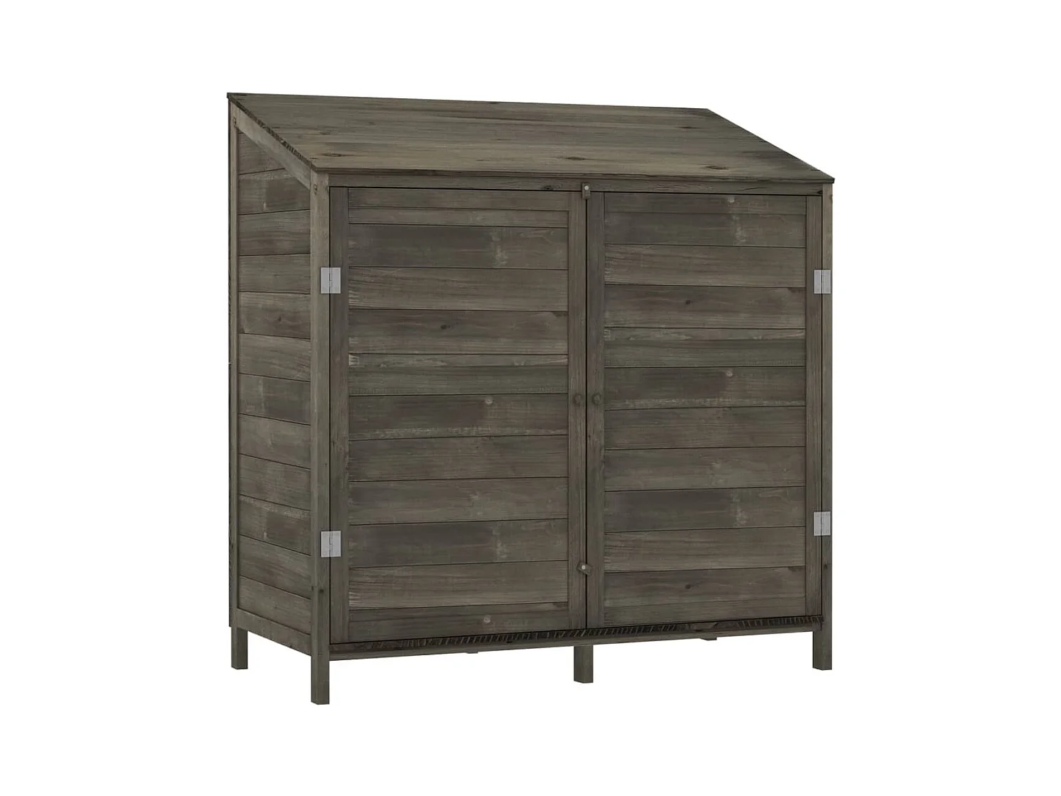 Casetta da giardino 102 x 52 x 112 cm in legno massello di abete antracite 02_0044040