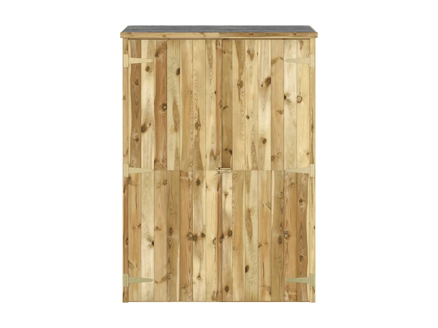 Casetta da giardino casetta per cabine casetta per riporre gli attrezzi casetta per esterni robusta 123 x 45 x 171 cm Legno di pino impregnato marrone 02_0022401