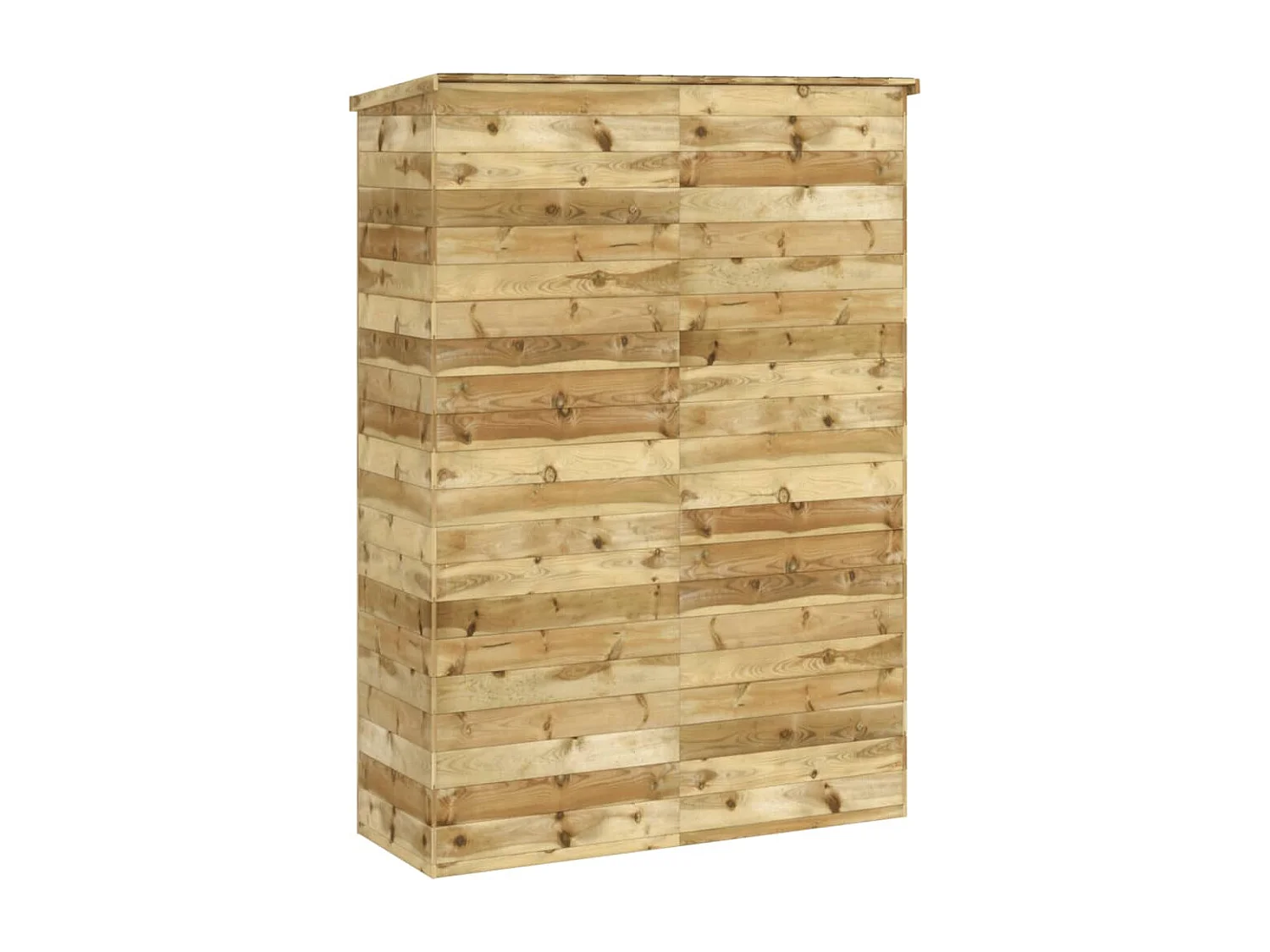 Casetta da giardino casetta per cabine casetta per riporre gli attrezzi casetta per esterni robusta 123 x 45 x 171 cm Legno di pino impregnato marrone 02_0022401