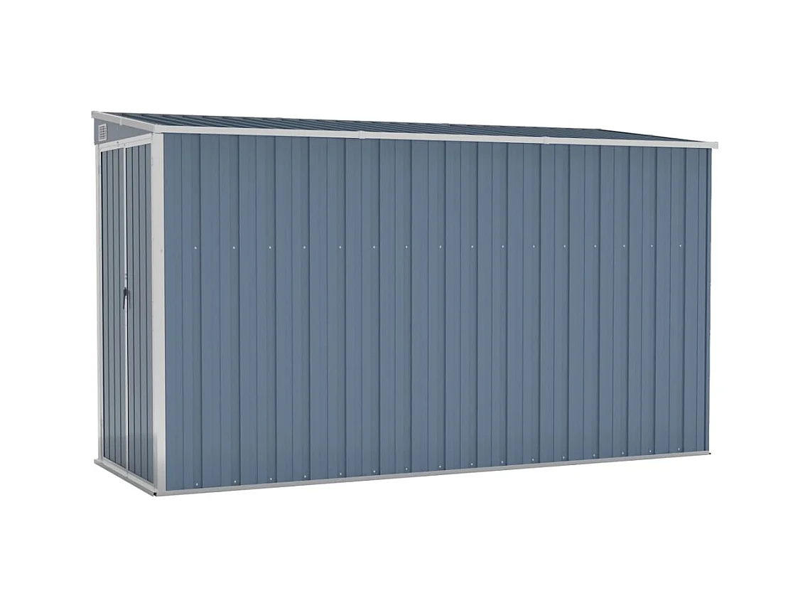 Abri de jardin cabane grise 118 x 288 x 178 cm 02_0022333