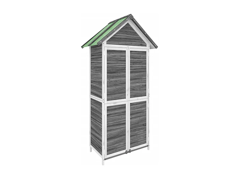 Abri de jardin cabane bois marron 89 x 52.5 x 175 cm 02_0022419