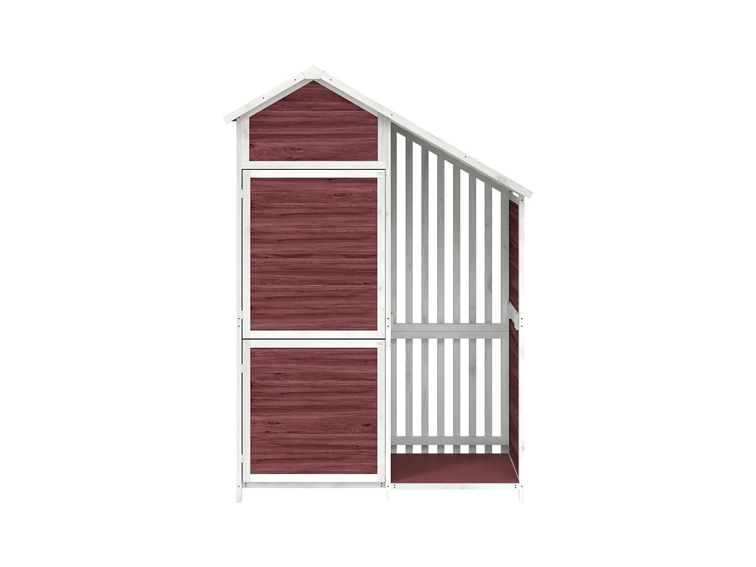 Abri de jardin cabane bois marron 120 x 53.5 x 170 cm 02_0022426