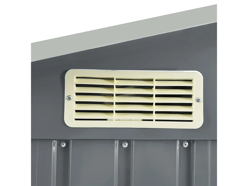 Abri de jardin cabane grise 205 x 130 x 183 cm 02_0022223