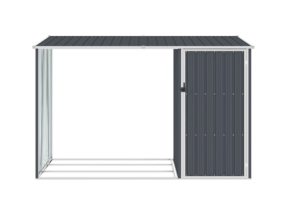 Abri à bois de marron 245 x 98 x 148 cm 02_0022396