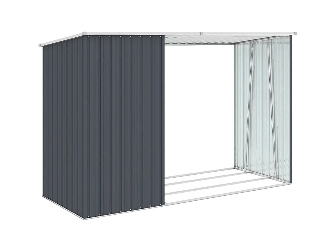 Abri à bois de marron 245 x 98 x 148 cm 02_0022396