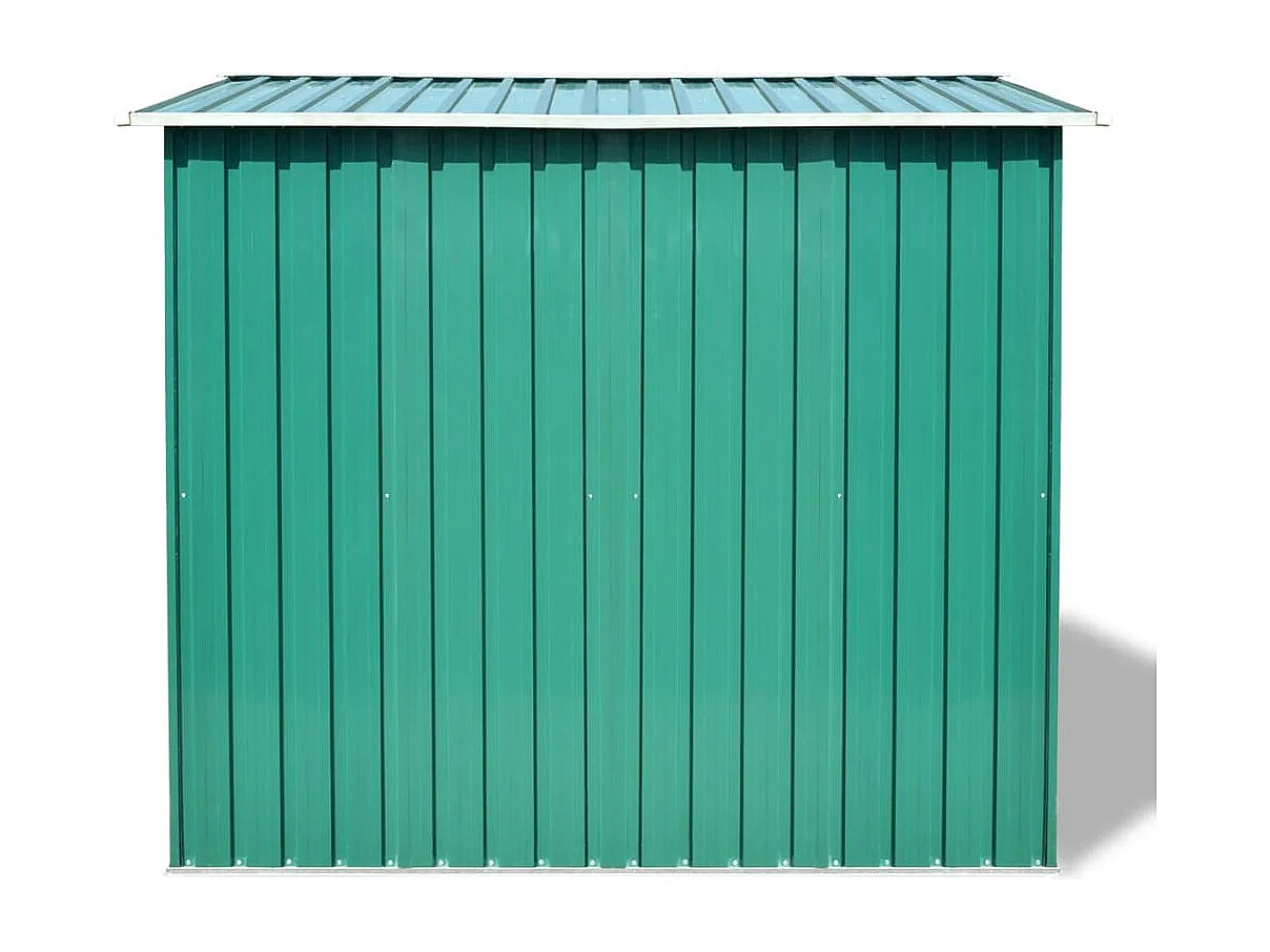 Abri de jardin cabane métal argentée 257 x 205 x 178 cm 02_0022391