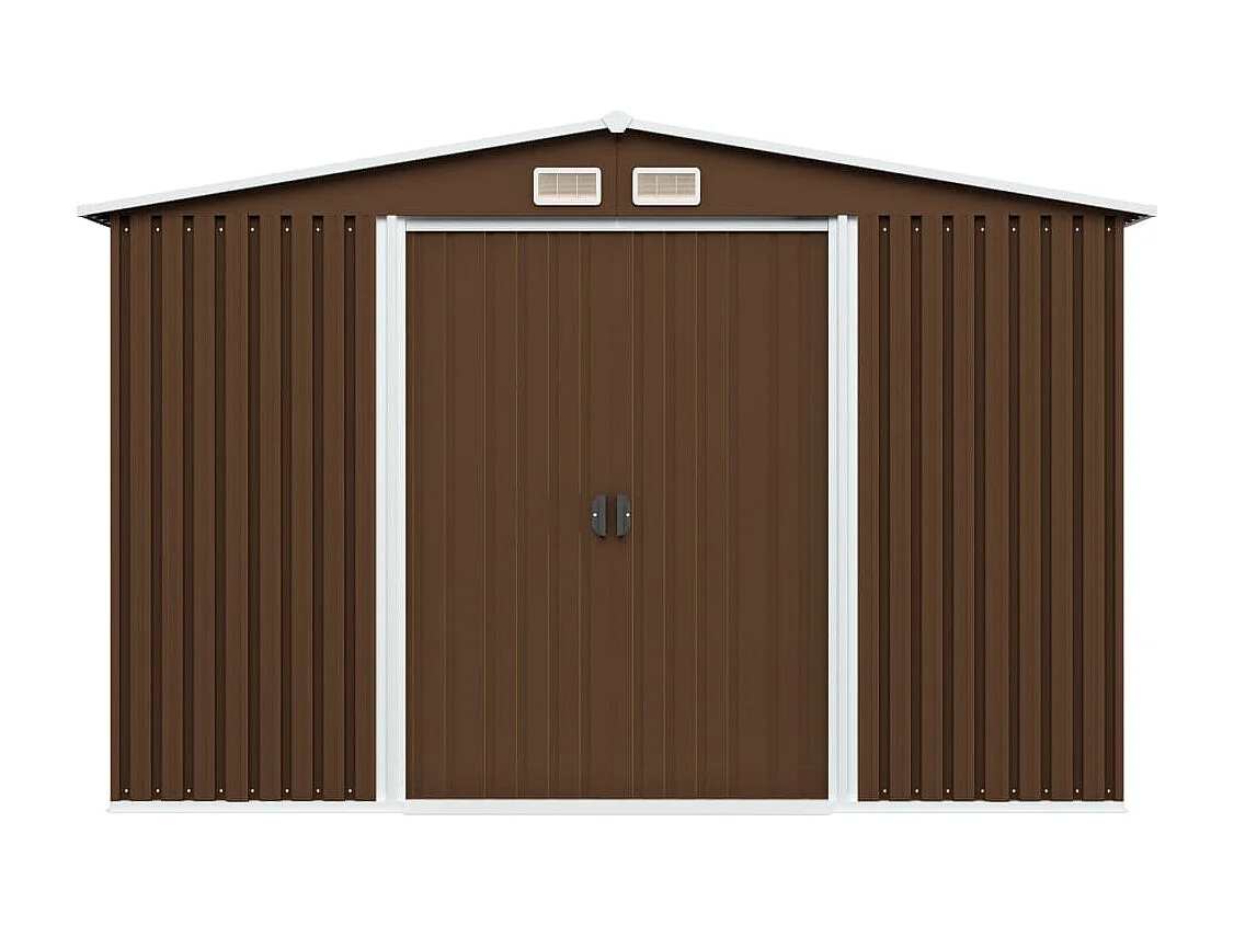 Abri de jardin cabane marron 257 x 205 x 178 cm 02_0022387
