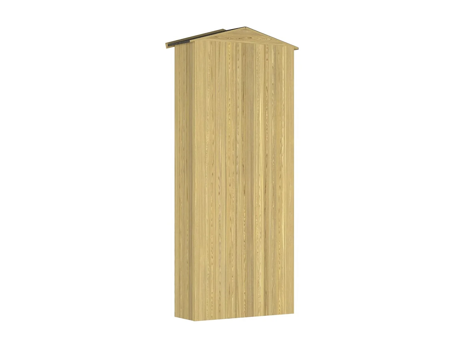 Casetta da giardino casetta ripostiglio casetta da esterno casetta per attrezzi robusta 87 x 33 x 222 cm Legno di pino impregnato marrone 02_0022408