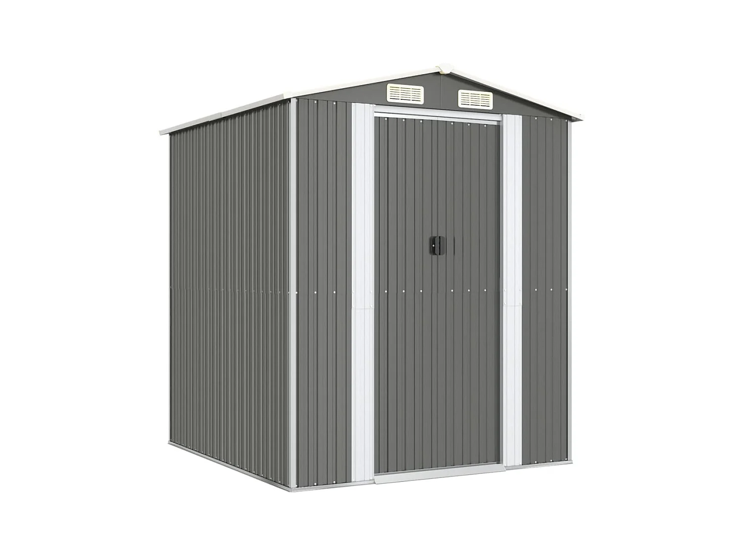 Abri de jardin cabane grise 192 x 191 x 223 cm 02_0022255