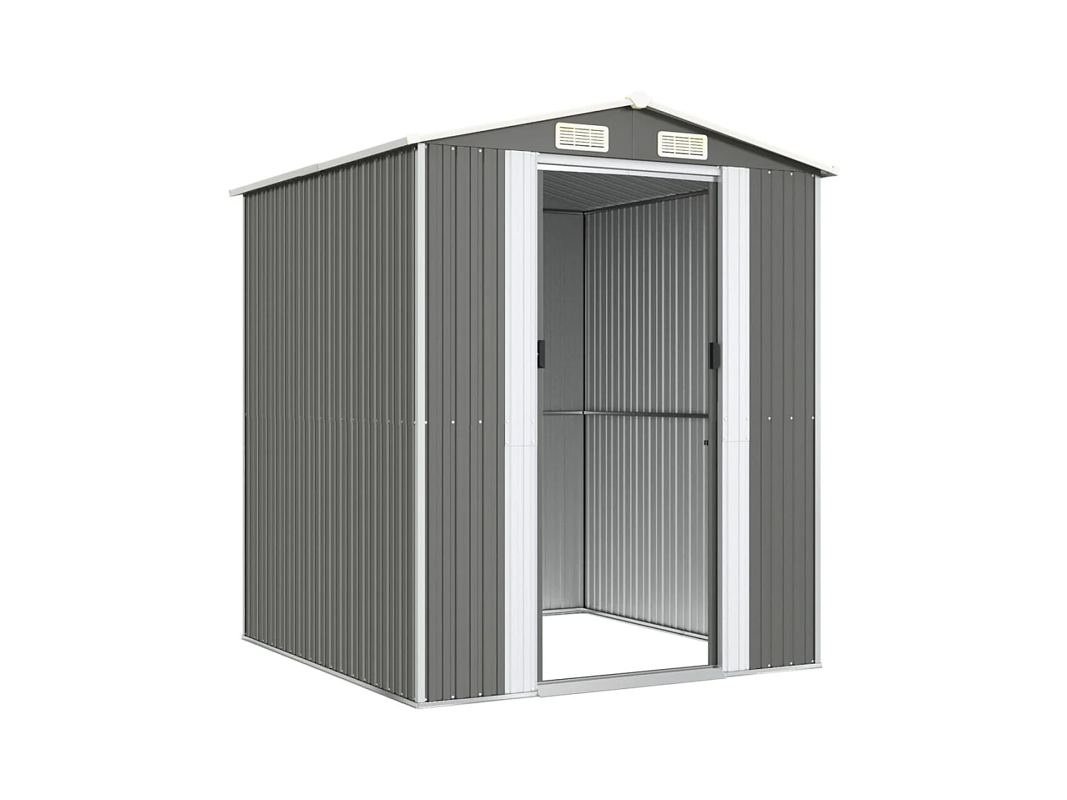 Abri de jardin cabane grise 192 x 191 x 223 cm 02_0022255