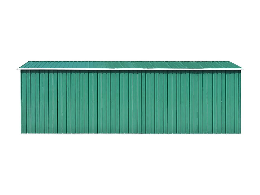 Abri de jardin cabane métal argentée 257 x 580 x 181 cm 02_0022177