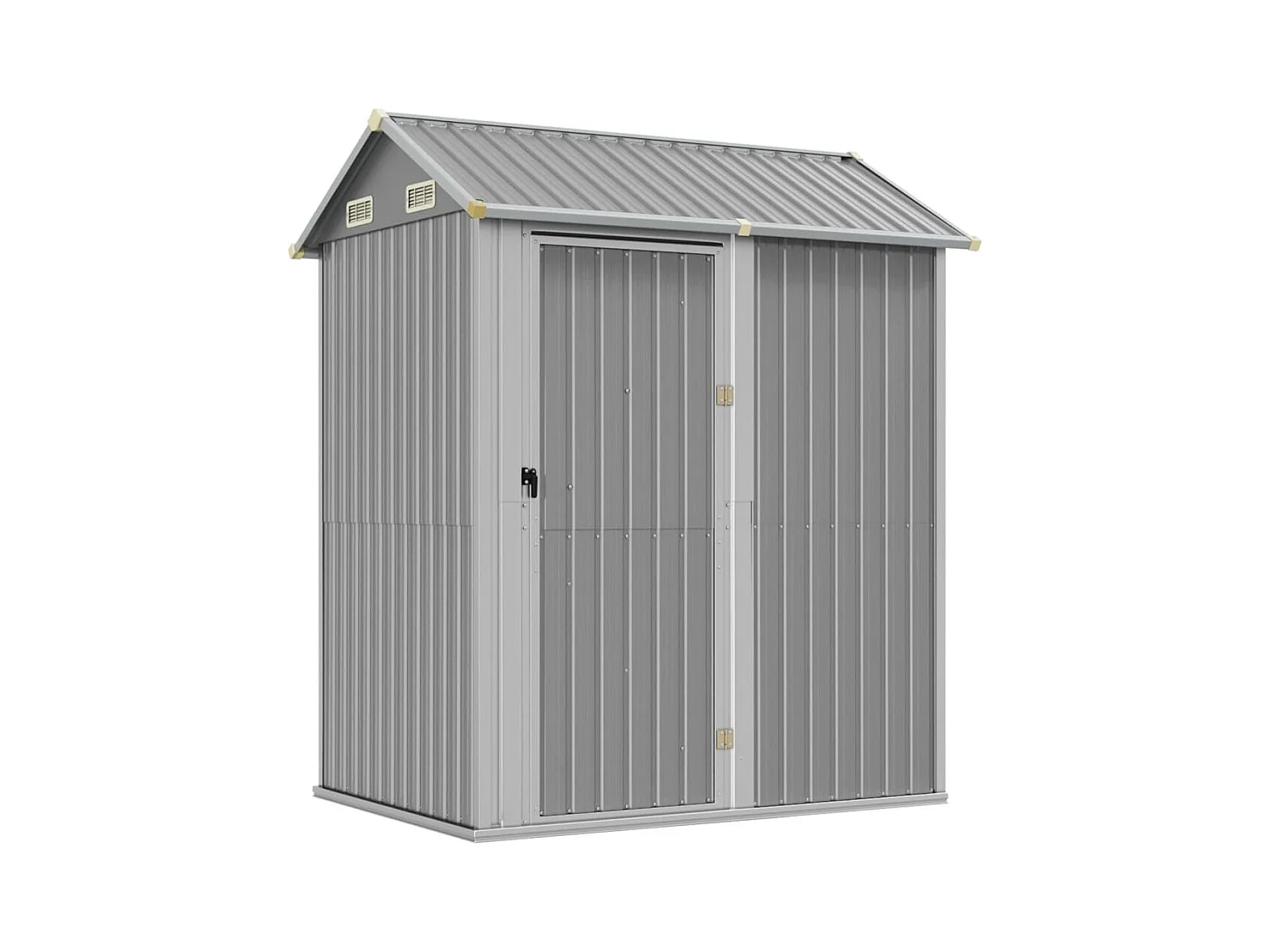 Abri de jardin cabane grise 192 x 152.5 x 237 cm 02_0022254