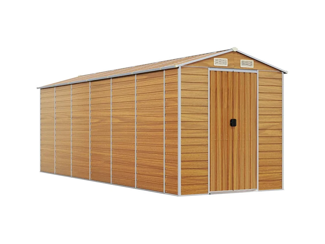 Abri de jardin cabane marron 191 x 555 x 198 cm 02_0022293