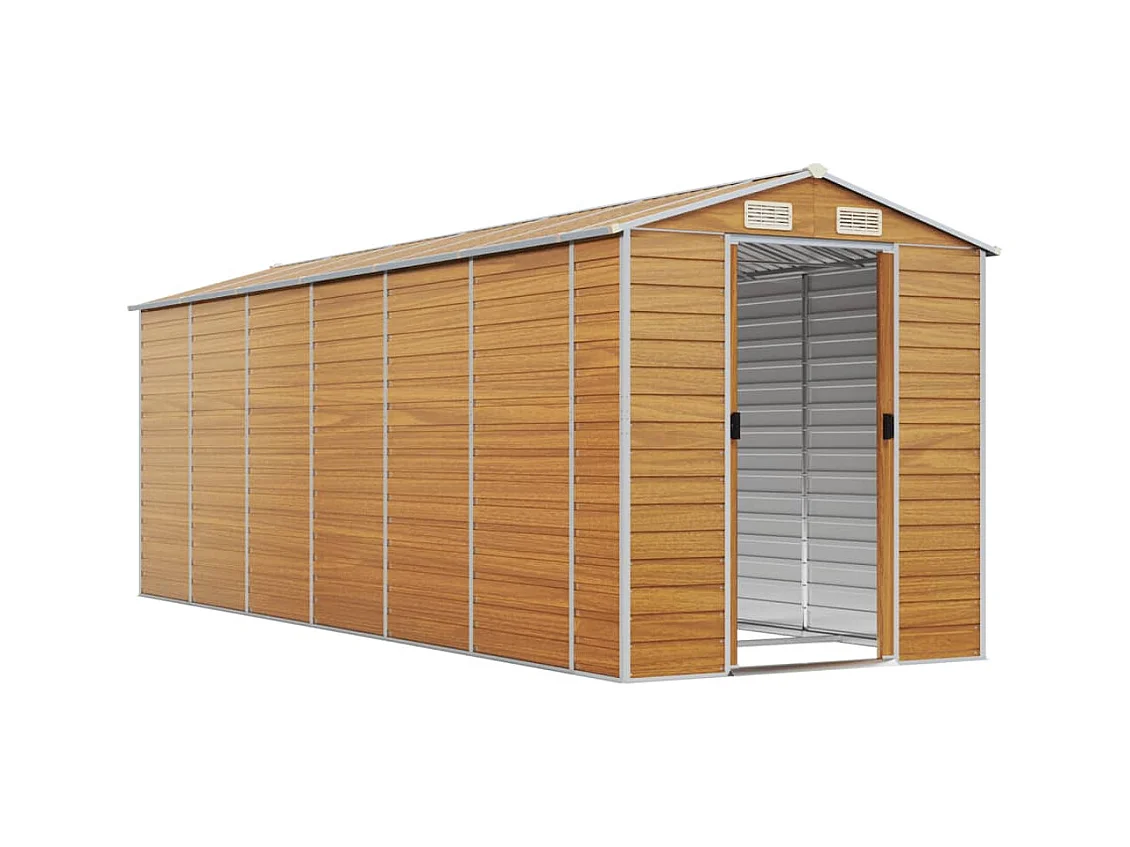 Abri de jardin cabane marron 191 x 555 x 198 cm 02_0022293