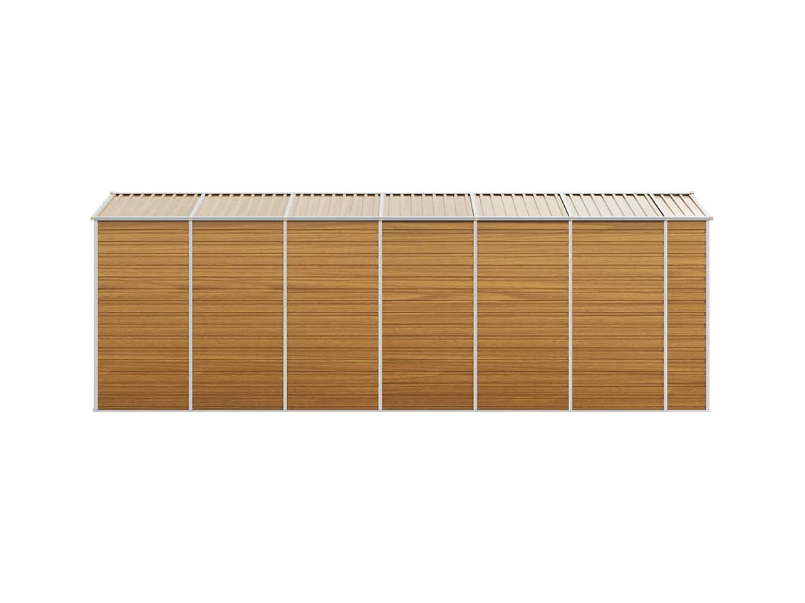 Abri de jardin cabane marron 191 x 555 x 198 cm 02_0022293