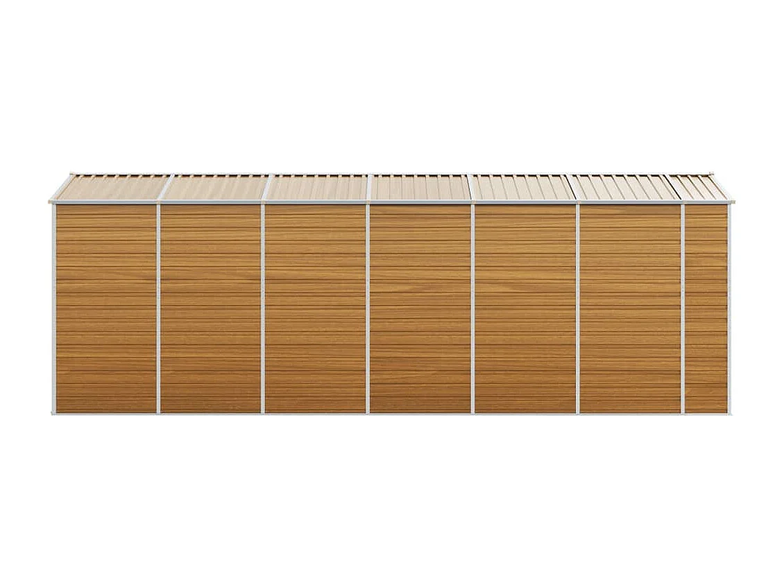 Abri de jardin cabane marron 191 x 555 x 198 cm 02_0022293