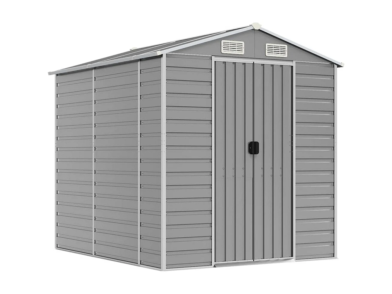 Abri de jardin cabane grise 191 x 215 x 198 cm 02_0022242