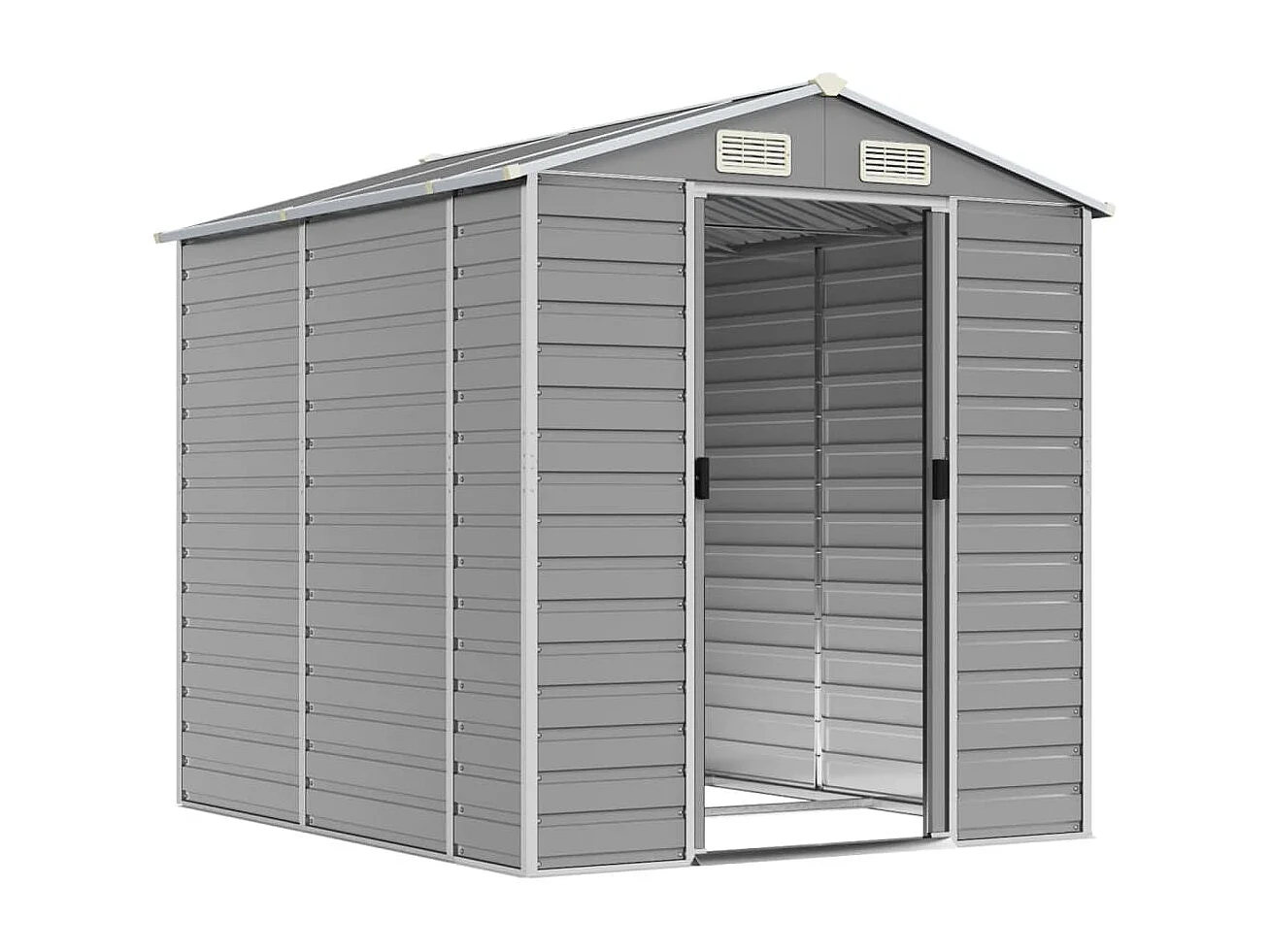 Abri de jardin cabane grise 191 x 215 x 198 cm 02_0022242