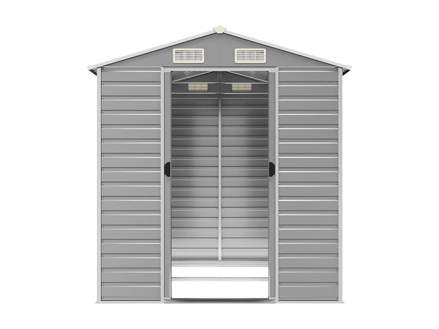 Abri de jardin cabane grise 191 x 215 x 198 cm 02_0022242